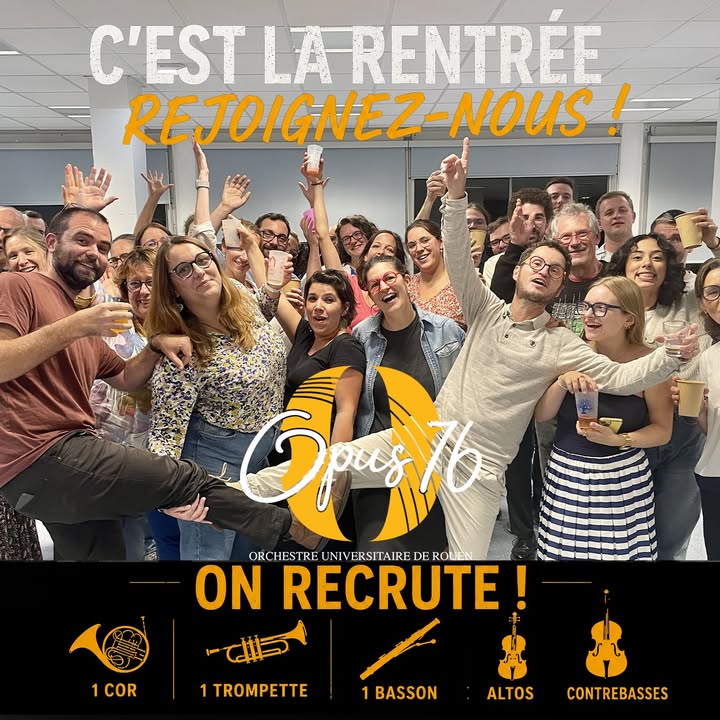 C’est la rentrée pour l’Opus76